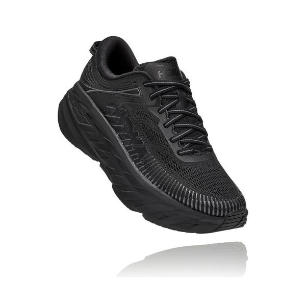 Hoka Bondi 7 Gåsko Dame Svarte | 456082-JKR