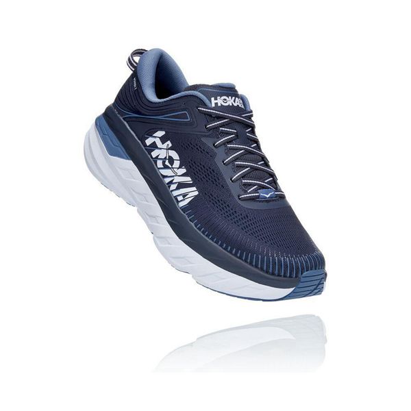 Hoka Bondi 7 Gåsko Herre Marineblå | 390164-XFA