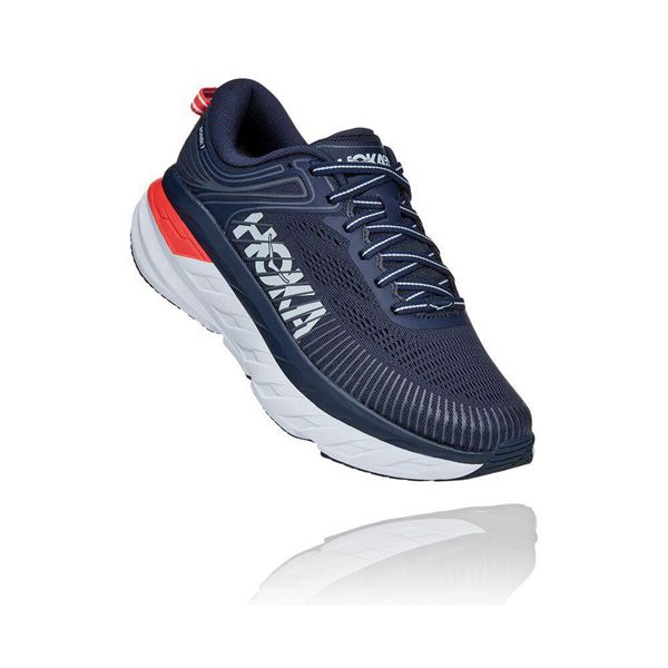 Hoka Bondi 7 Joggesko Dame Marineblå | 937542-UTR