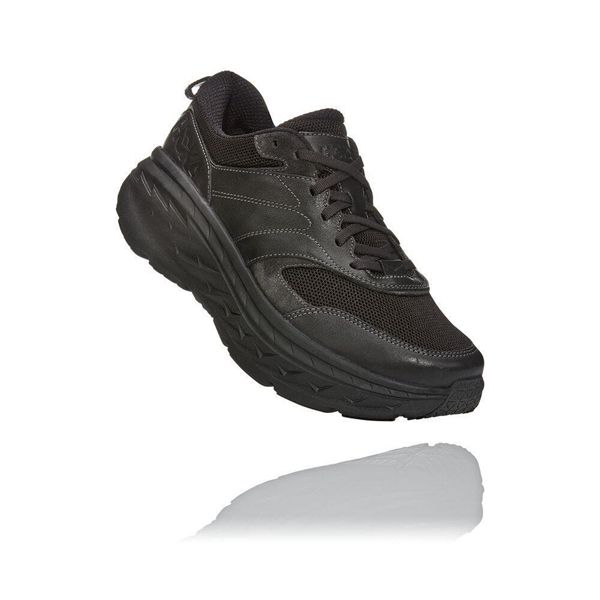 Hoka Bondi L Joggesko Herre Svarte | 503249-ANW