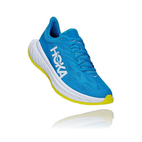 Hoka Carbon X 2 Løpesko Vei Herre Blå | 023564-TLE