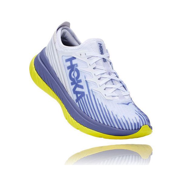 Hoka Carbon X-SPE Joggesko Dame Hvite Blå | 713890-SHY