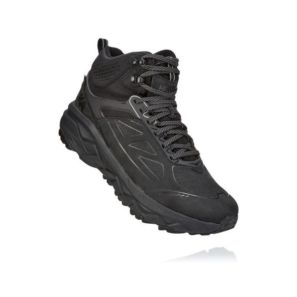 Hoka Challenger Mid GTX Fjellstøvler Herre Svarte | 195036-XAE