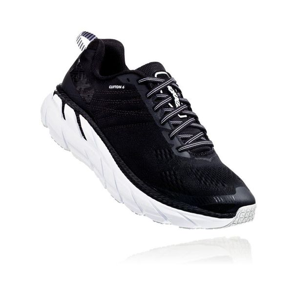 Hoka Clifton 6 Løpesko Vei Dame Svarte | 461705-AQU