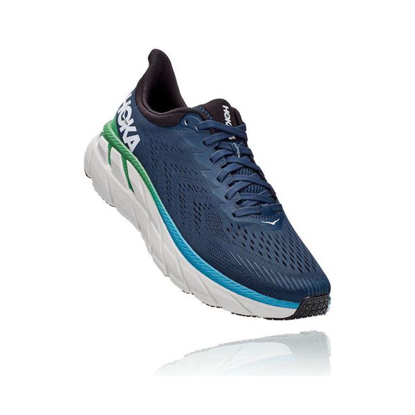 Hoka Clifton 7 Gåsko Herre Marineblå | 835240-ILT