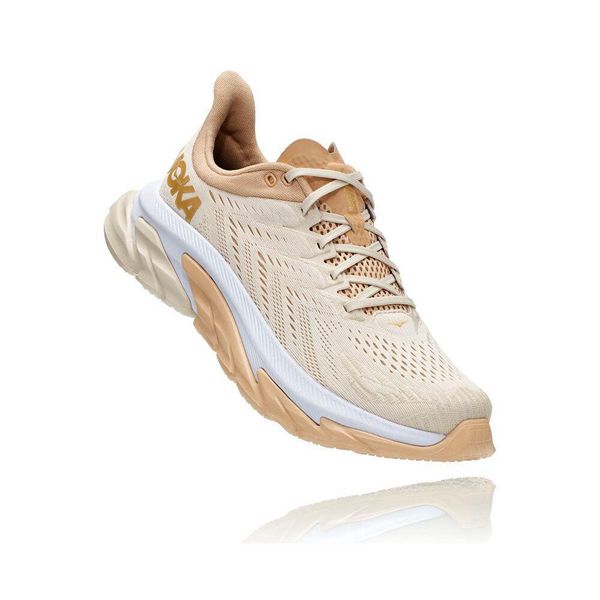 Hoka Clifton Edge Joggesko Dame Beige | 901236-QNZ