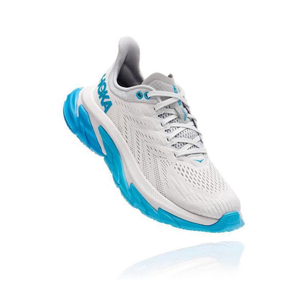 Hoka Clifton Edge Joggesko Dame Hvite Blå | 017684-UPO