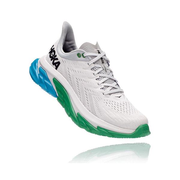 Hoka Clifton Edge Joggesko Dame Hvite Grønn | 498135-CJI