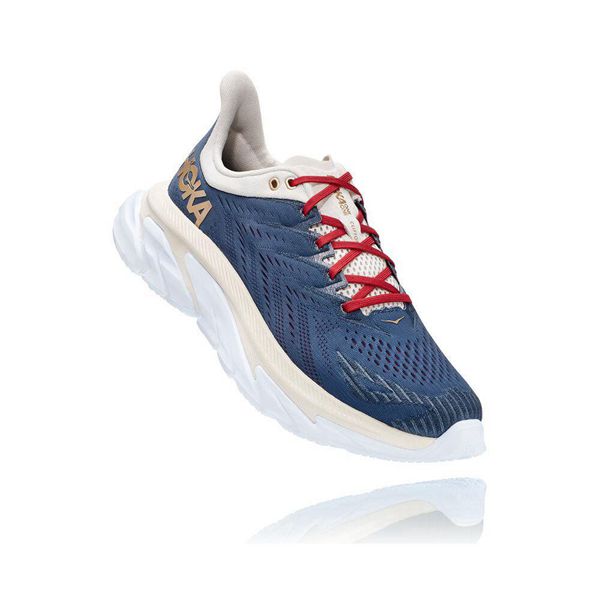 Hoka Clifton Edge Løpesko Vei Dame Marineblå Hvite | 216980-HVR