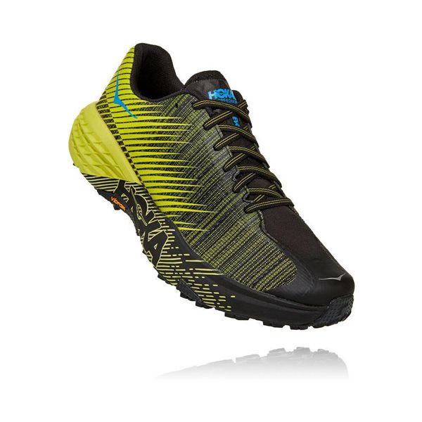 Hoka EVO Speedgoat Joggesko Dame Gul Svarte | 873609-UFE