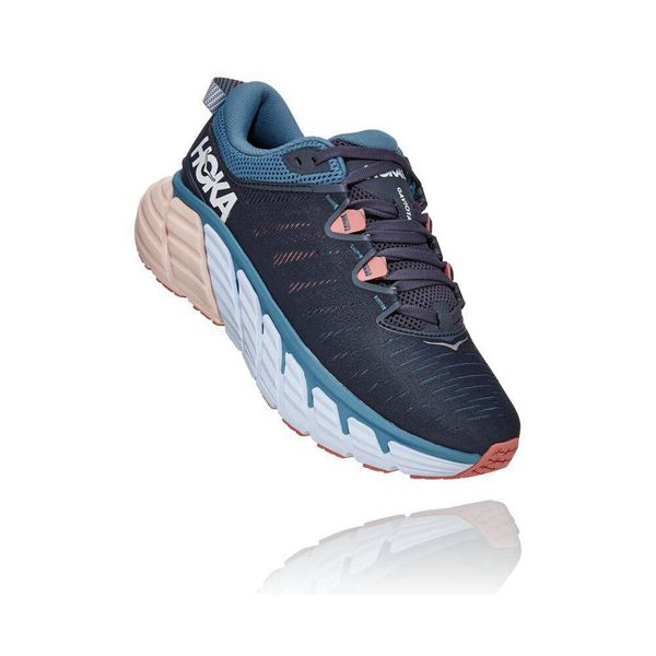 Hoka Gaviota 3 Treningssko Dame Marineblå | 429683-LYW