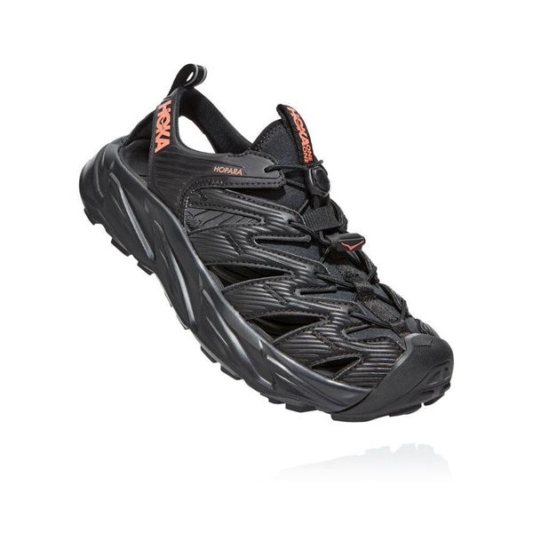 Hoka Hopara Platåsandaler Dame Svarte | 367582-JVR