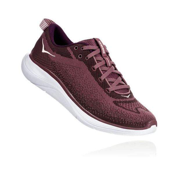 Hoka Hupana Flow Joggesko Dame Burgunder | 935602-NCS