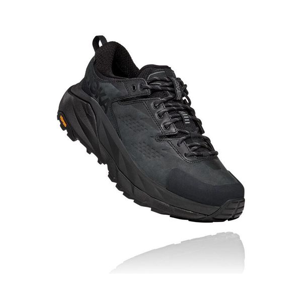 Hoka Kaha Low GTX Joggesko Herre Svarte Grå | 317248-IUP