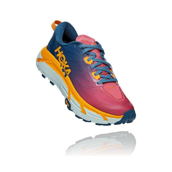 Hoka Mafate Speed 3 Fjellsko Dame Blå Rosa | 175924-MKX