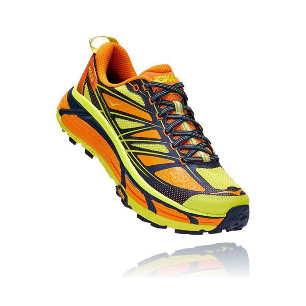 Hoka Mafate Speed 3 Joggesko Herre Gul Oransje | 923158-TQX