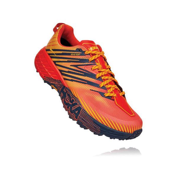 Hoka Speedgoat 4 GTX Joggesko Herre Rød | 973068-ZDQ