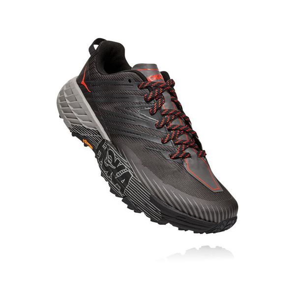 Hoka Speedgoat 4 Joggesko Herre Grå | 504326-RED