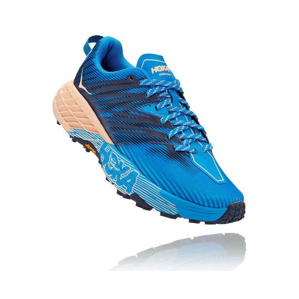 Hoka Speedgoat 4 Trail Løpesko Dame Marineblå | 628593-TCB