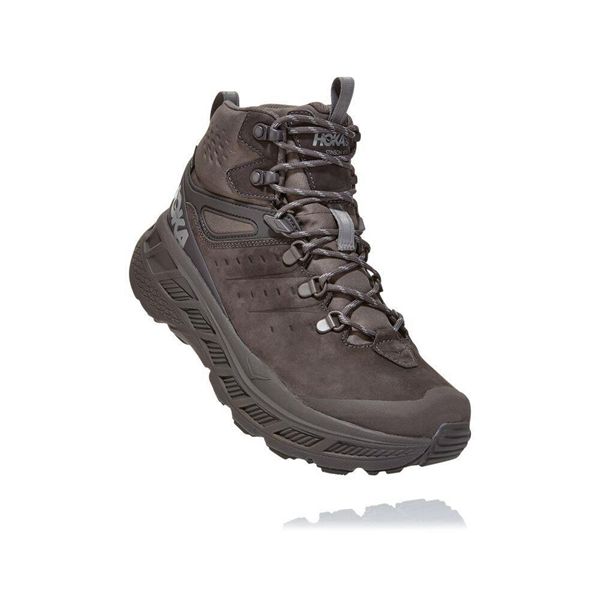 Hoka Stinson Mid GTX Fjellstøvler Herre Grå | 078619-ZBL