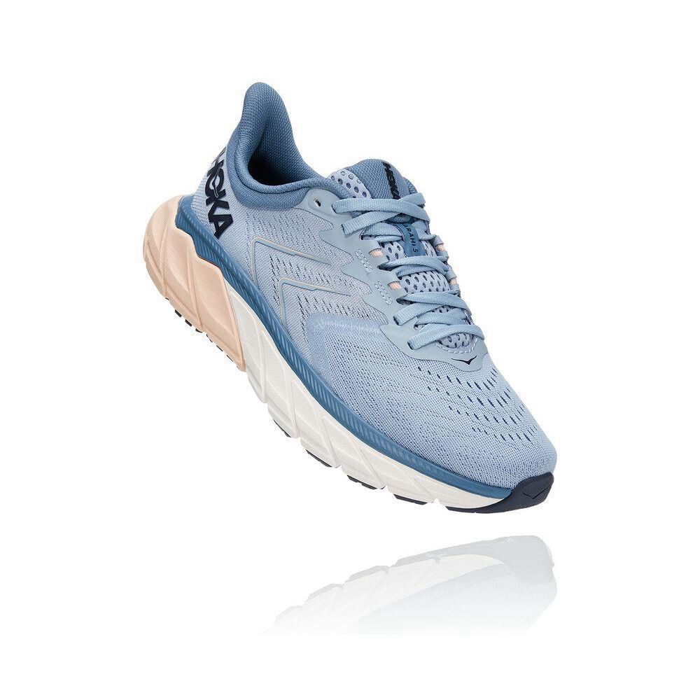 Hoka Arahi 5 Treningssko Dame Blå | 502769-EZL