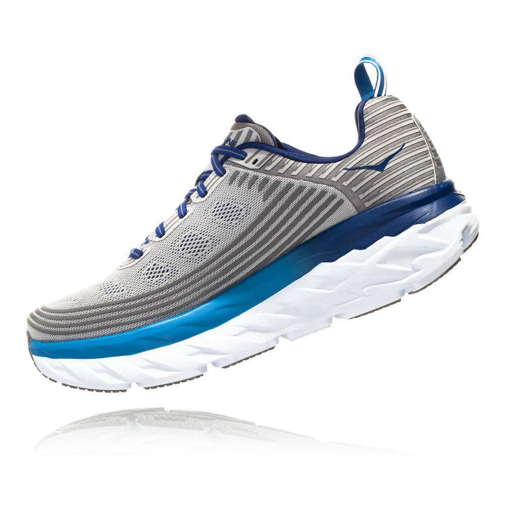 Hoka Bondi 6 Gåsko Herre Grå | 805463-RZM