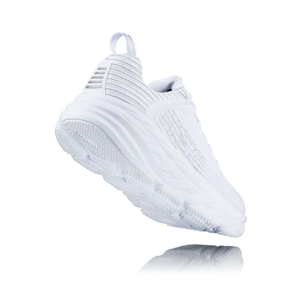 Hoka Bondi 6 Løpesko Herre Hvite | 285930-ABP