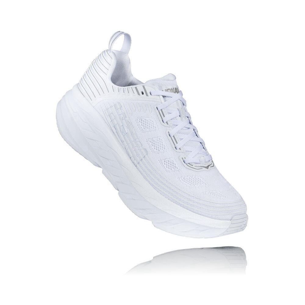 Hoka Bondi 6 Løpesko Herre Hvite | 285930-ABP