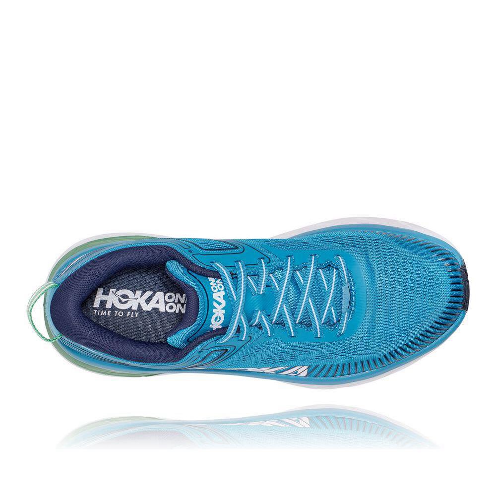 Hoka Bondi 7 Gåsko Herre Blå | 695324-RWG