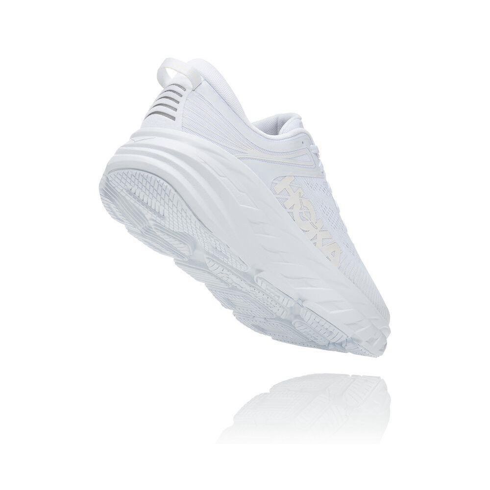 Hoka Bondi 7 Løpesko Dame Hvite | 682503-MLI