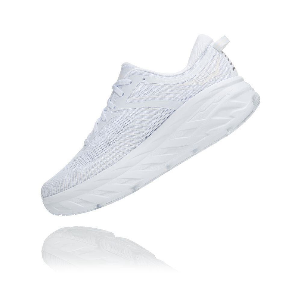 Hoka Bondi 7 Løpesko Dame Hvite | 682503-MLI