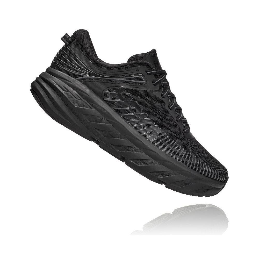 Hoka Bondi 7 Løpesko Dame Svarte | 209143-TYN