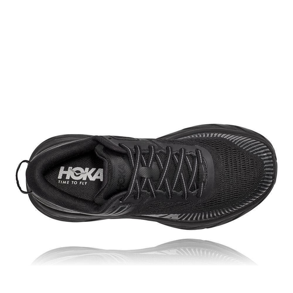 Hoka Bondi 7 Løpesko Dame Svarte | 209143-TYN