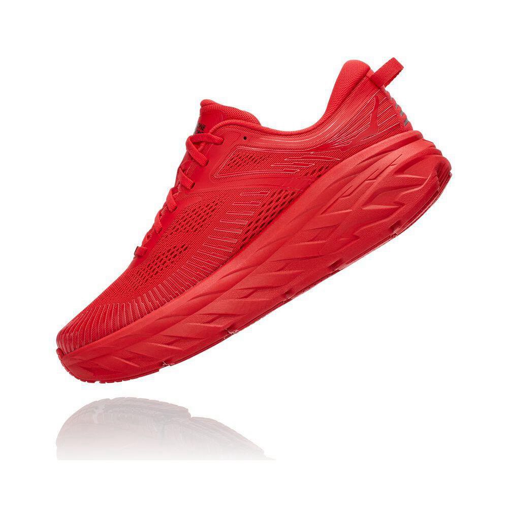 Hoka Bondi 7 Løpesko Herre Rød | 042675-LCI