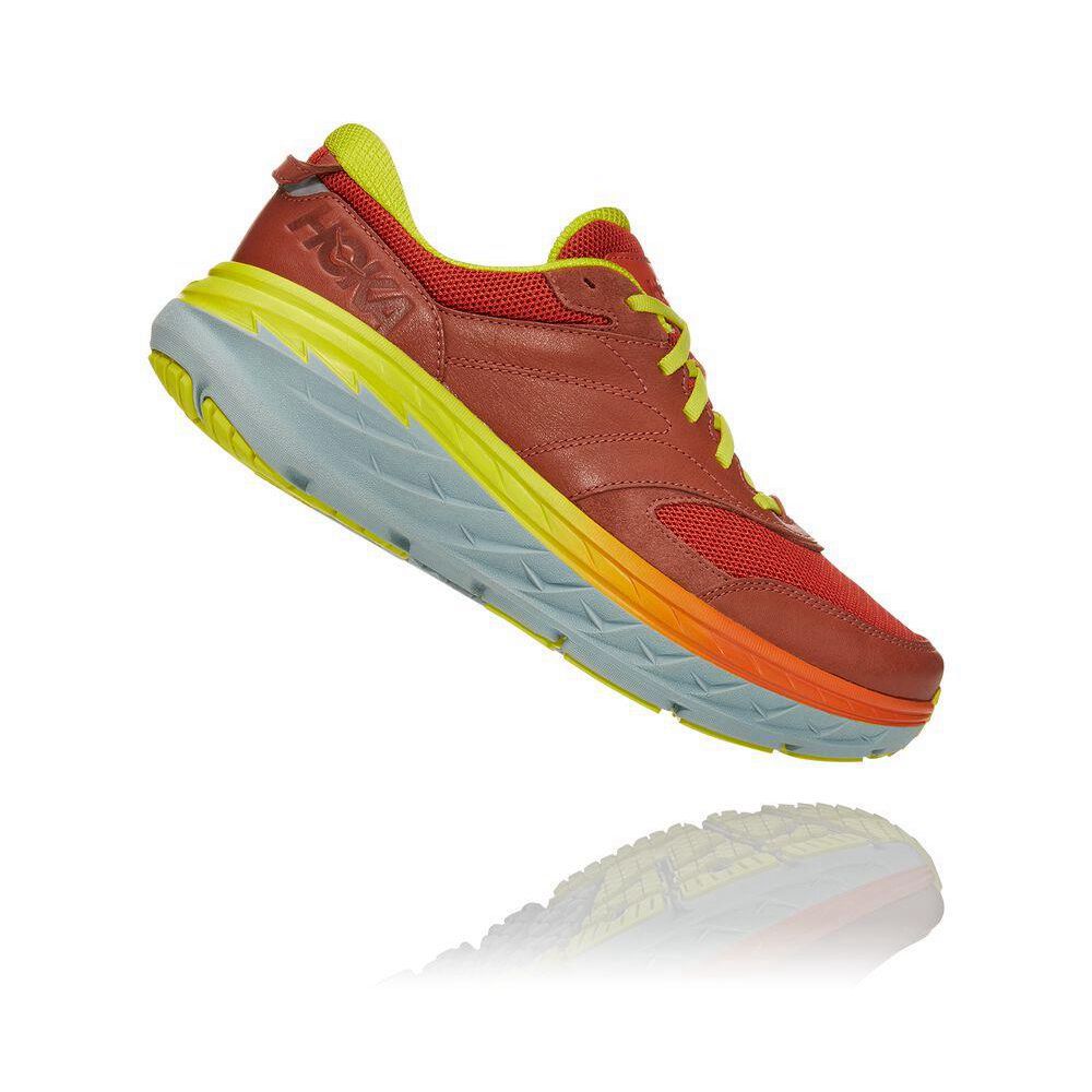 Hoka Bondi L Gåsko Dame Rød | 327846-RBU