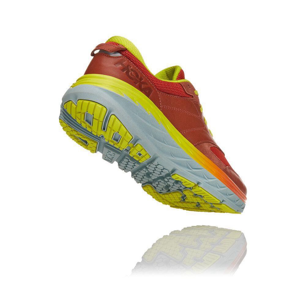 Hoka Bondi L Gåsko Dame Rød | 327846-RBU