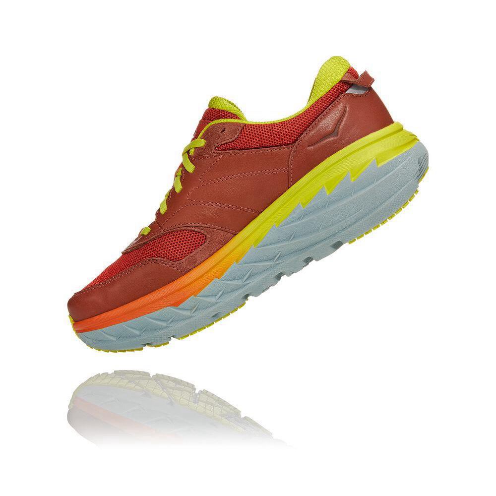 Hoka Bondi L Gåsko Dame Rød | 327846-RBU