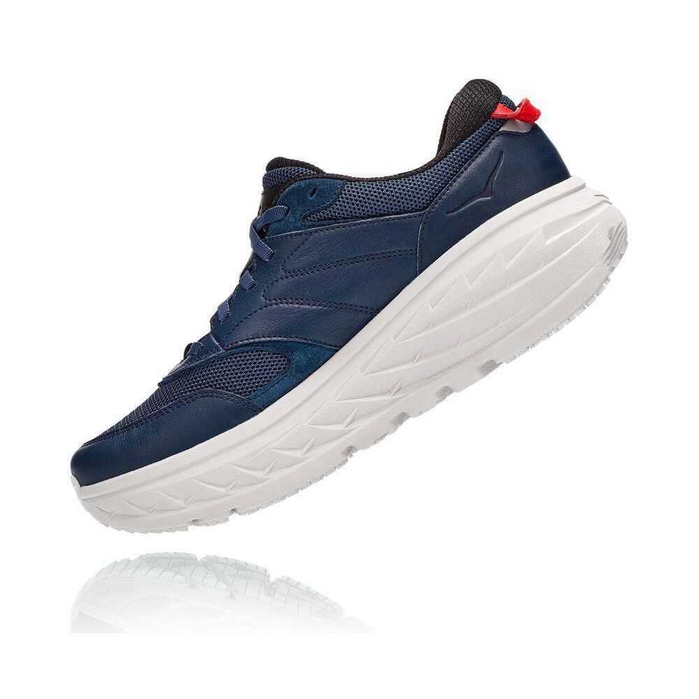 Hoka Bondi L Joggesko Dame Marineblå | 209637-DFQ