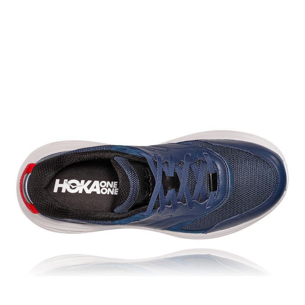 Hoka Bondi L Joggesko Dame Marineblå | 209637-DFQ