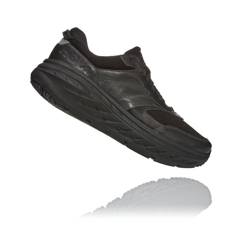 Hoka Bondi L Joggesko Dame Svarte | 245806-RGP