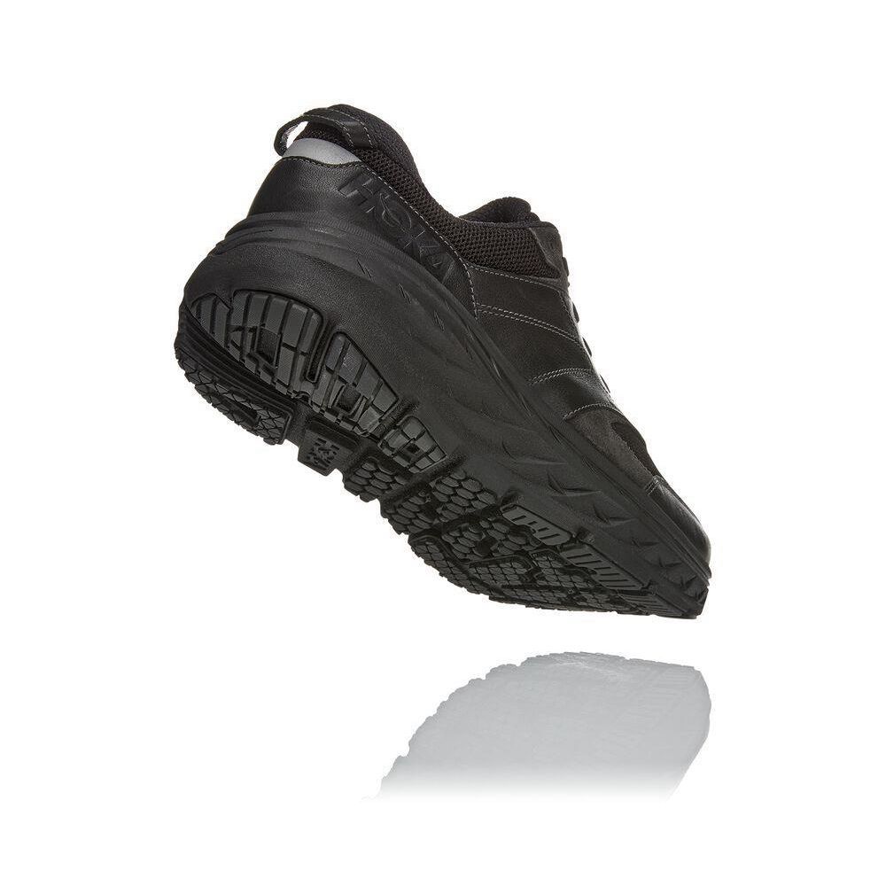 Hoka Bondi L Joggesko Dame Svarte | 245806-RGP