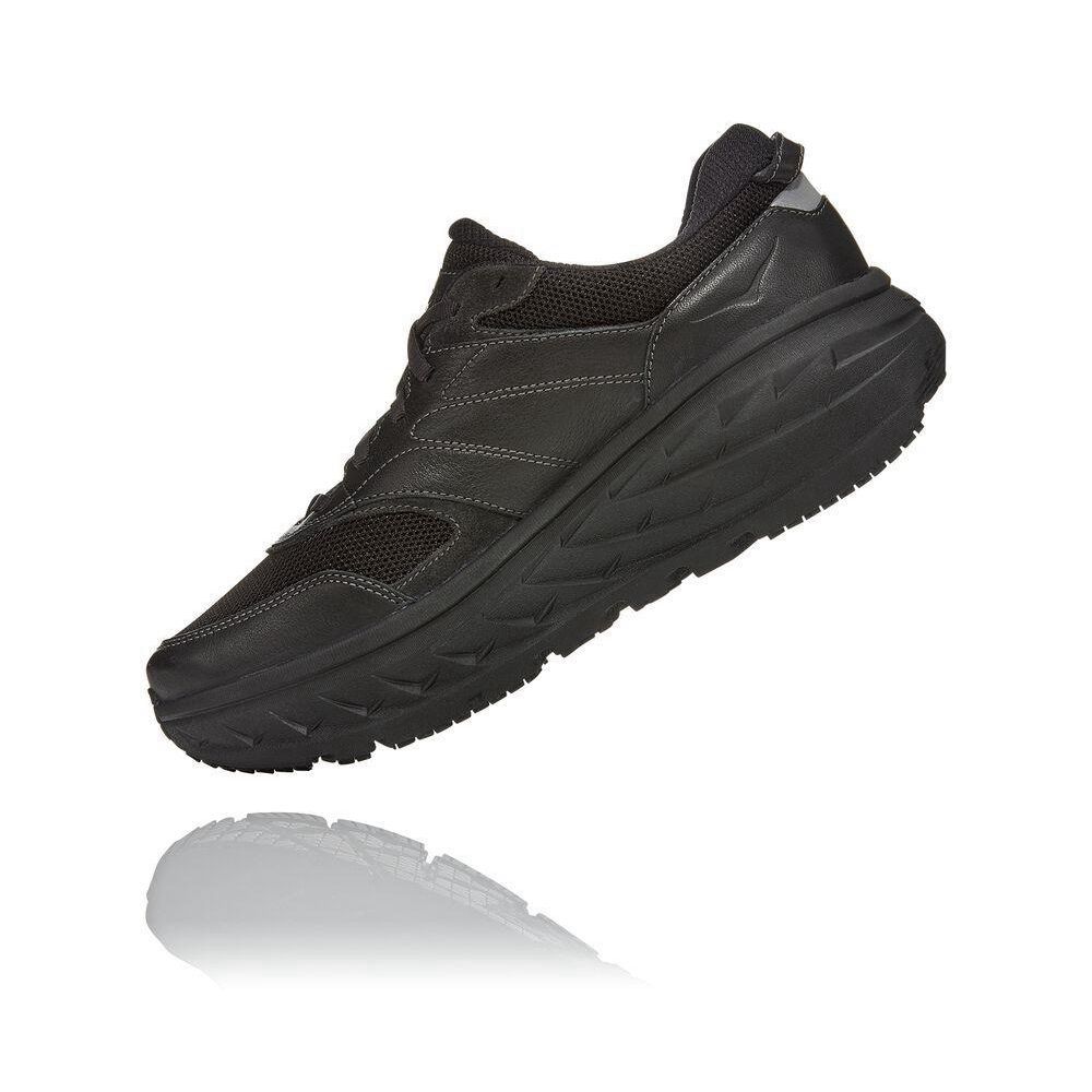 Hoka Bondi L Joggesko Dame Svarte | 245806-RGP