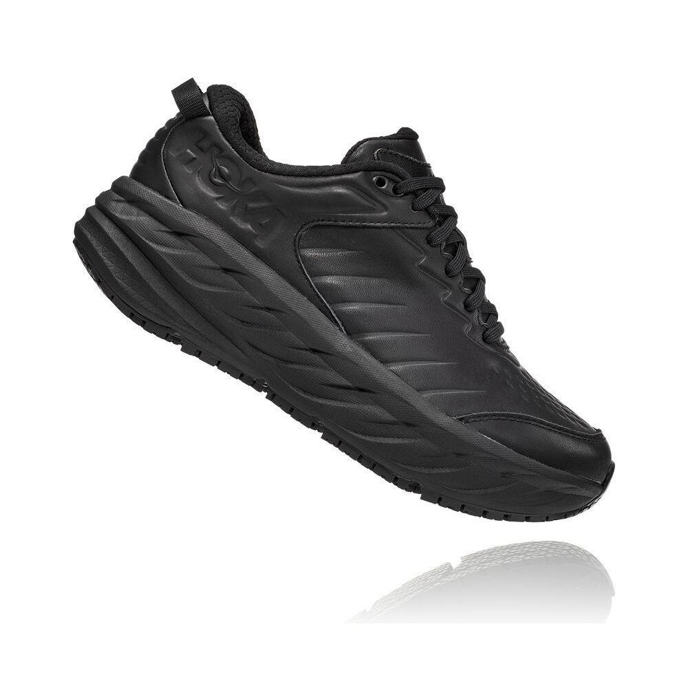 Hoka Bondi SR Gåsko Dame Svarte | 341289-JDR