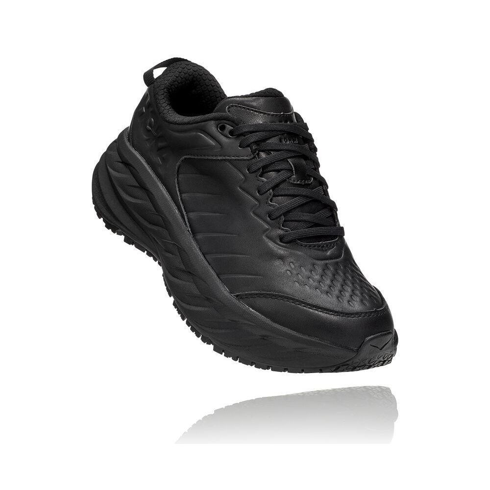 Hoka Bondi SR Joggesko Dame Svarte | 235790-ZNV