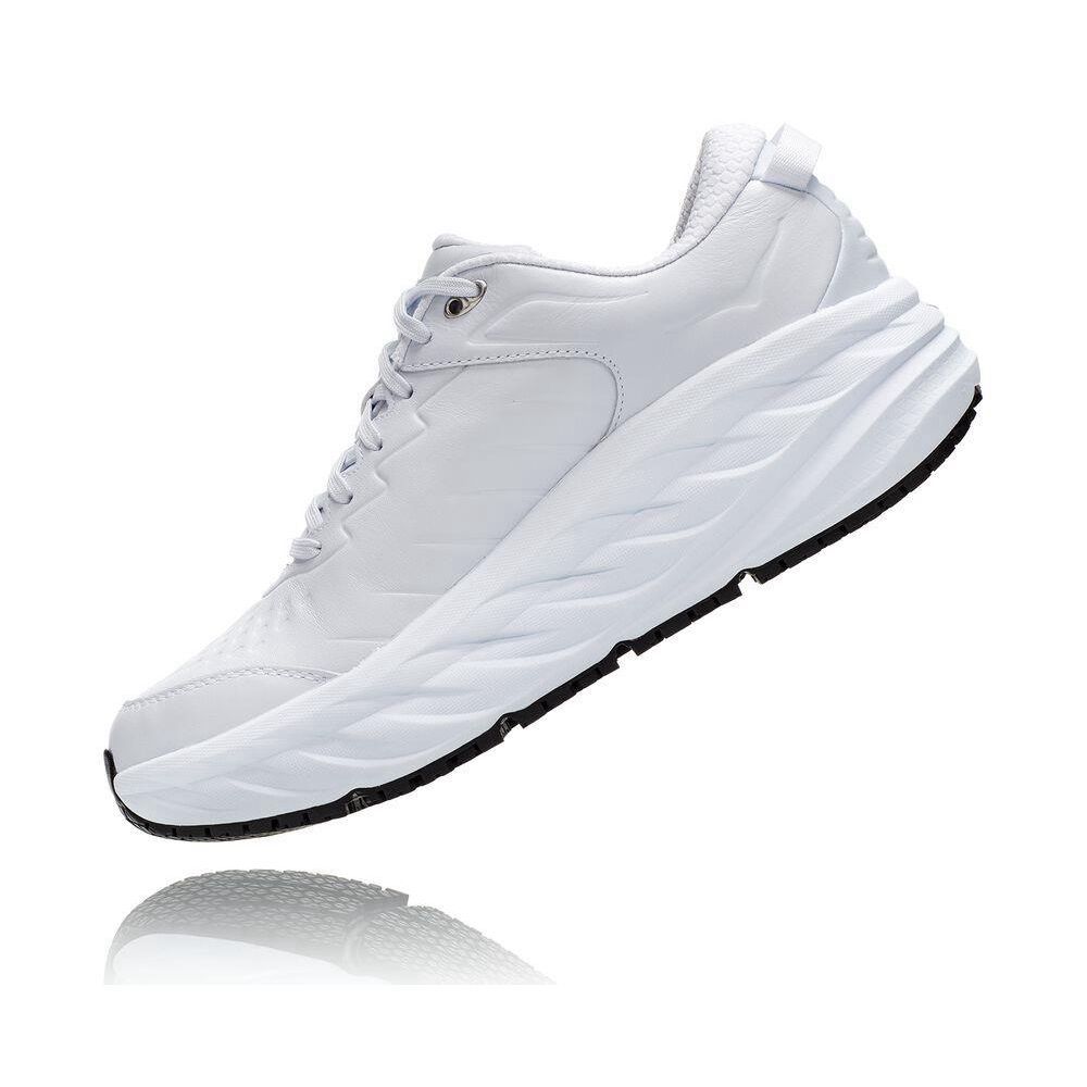 Hoka Bondi SR Joggesko Herre Hvite | 150372-RDH