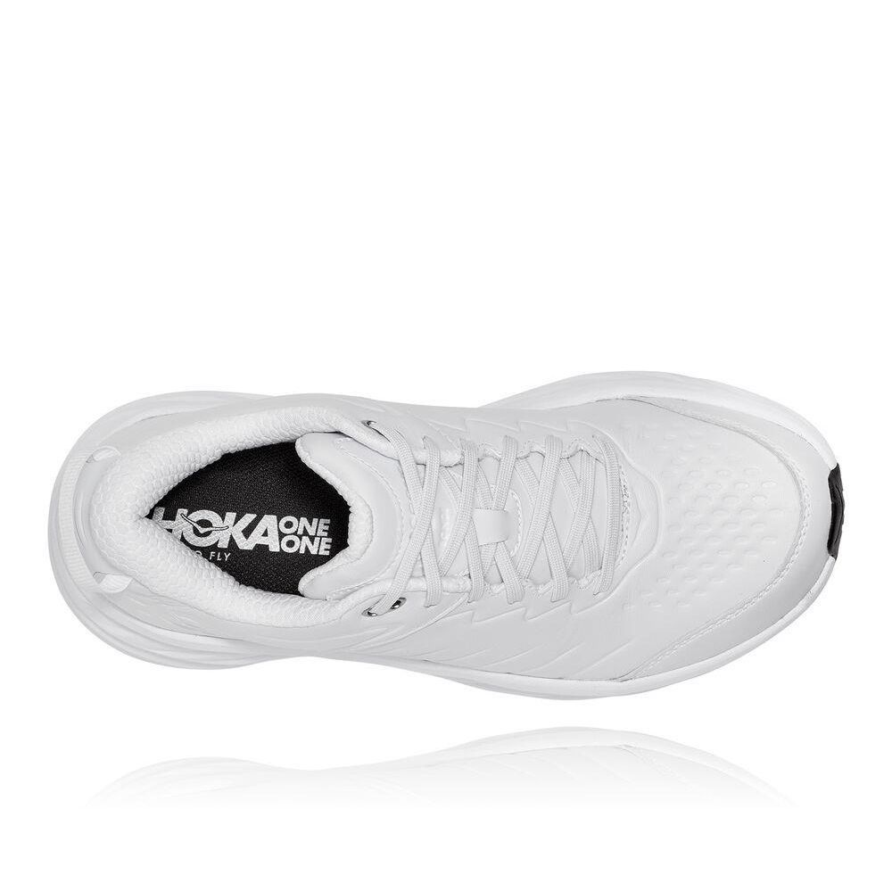 Hoka Bondi SR Joggesko Herre Hvite | 150372-RDH