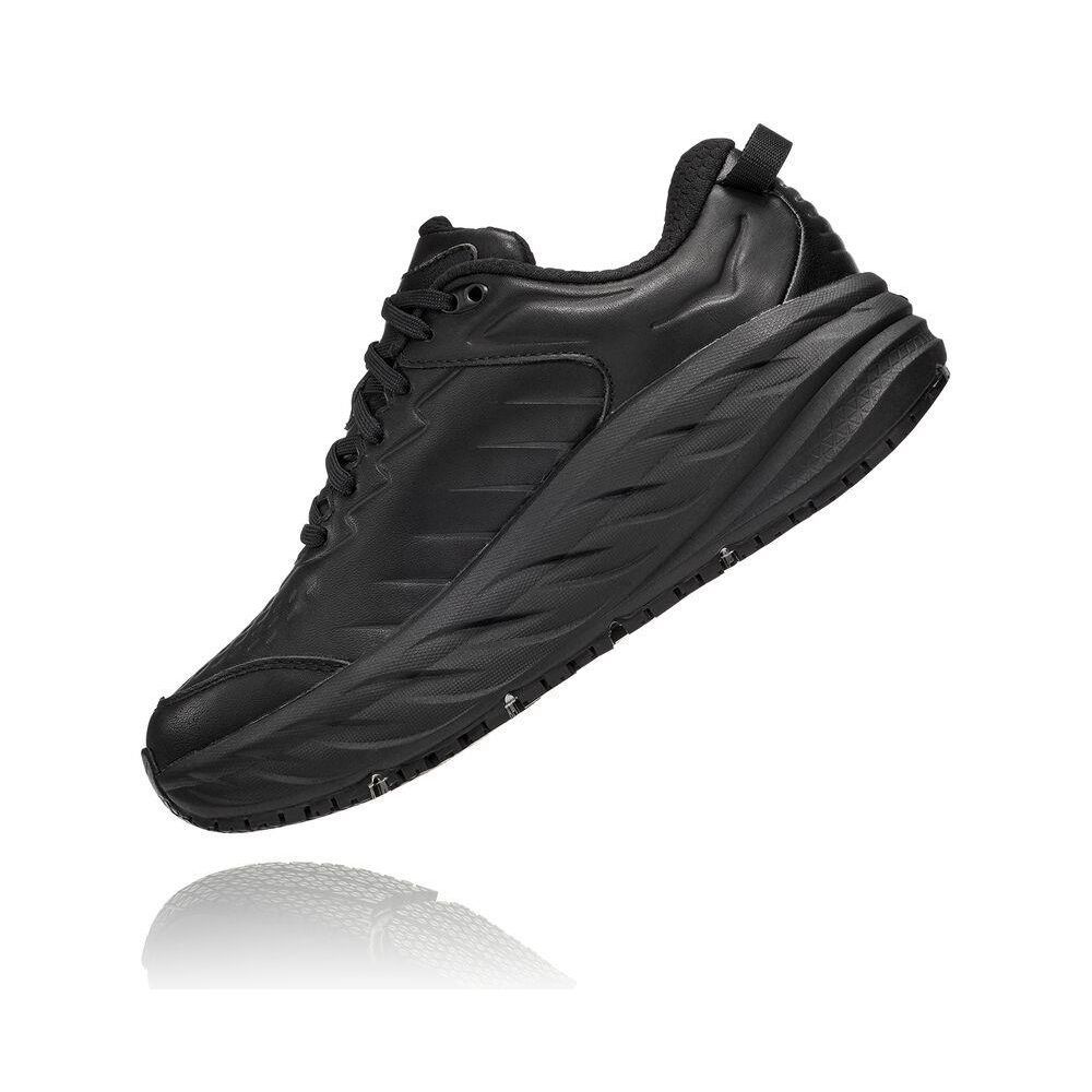 Hoka Bondi SR Løpesko Vei Dame Svarte | 578916-SXN