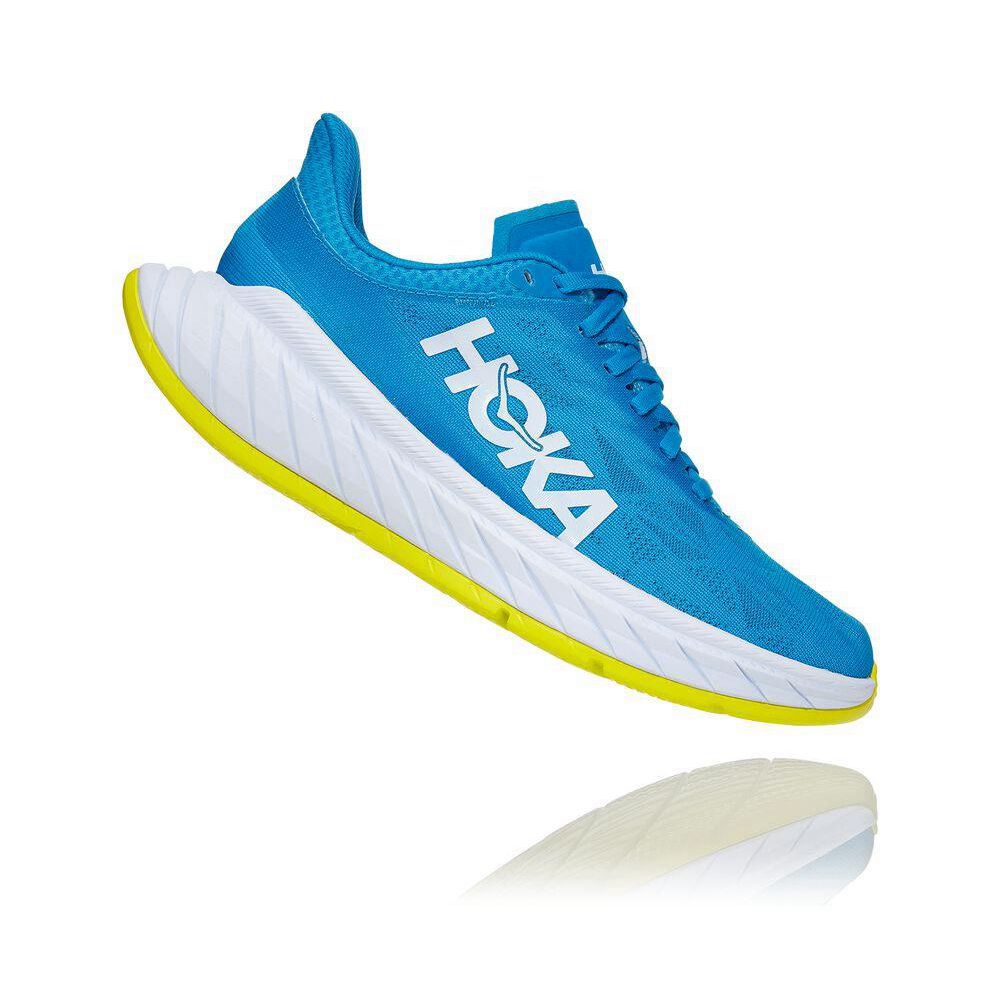 Hoka Carbon X 2 Joggesko Dame Blå | 932650-ZYP