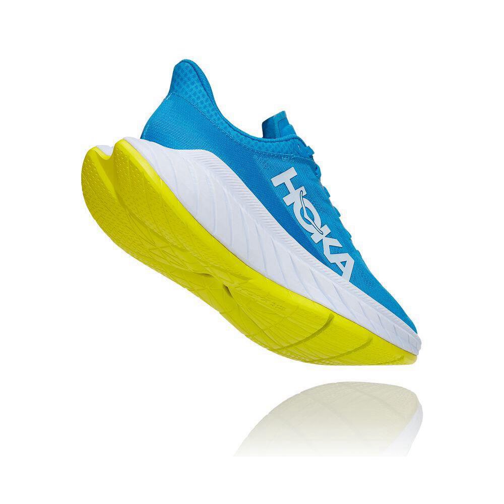 Hoka Carbon X 2 Joggesko Dame Blå | 932650-ZYP