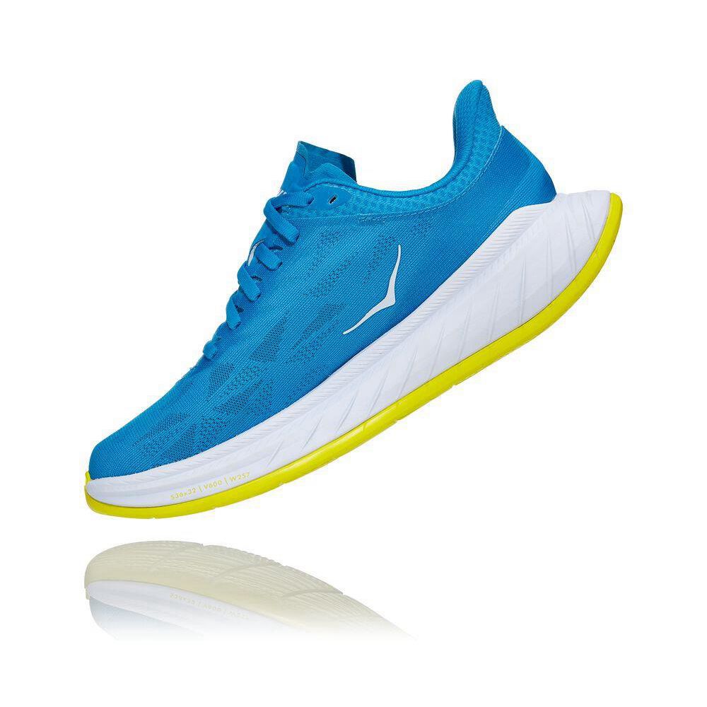 Hoka Carbon X 2 Joggesko Dame Blå | 932650-ZYP